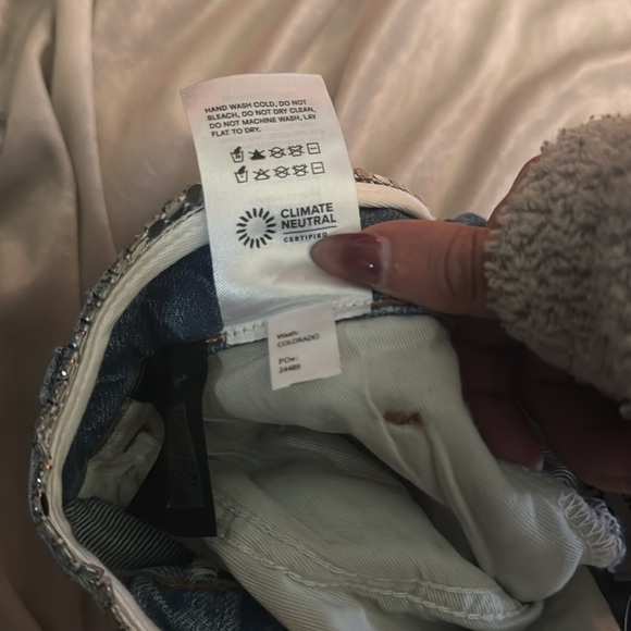 Reformation Stardust High Rise Straight Jeans Size 28 NWT $278 - Picture 7 of 9